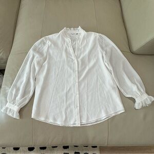 Calvin Klein Button Down V-Neck